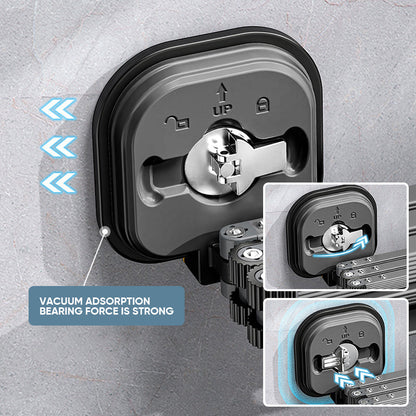 Sandsberg | Wandmontierter klappbarer Kleiderständer mit Saugnapf