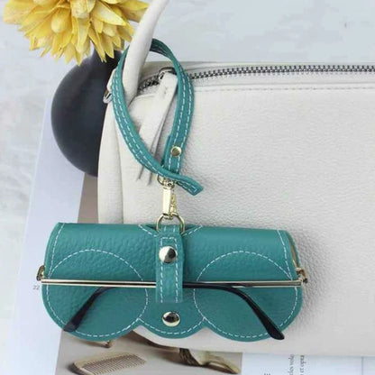 Weiche Leder-Sonnenbrillen-Tasche
