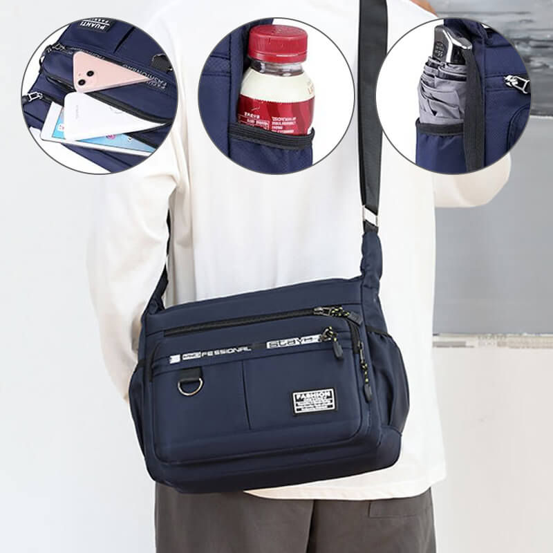 🔥40% Rabatt🔥Leichte wasserdichte Umhängetasche mit großem Fassungsvermögen