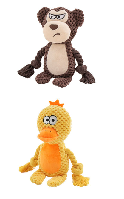 Sandsberg | Haustier Plüsch klingende Baumwolle Seil Spielzeug