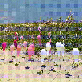 🐓Wirbelnder Flamingo im Garten💖