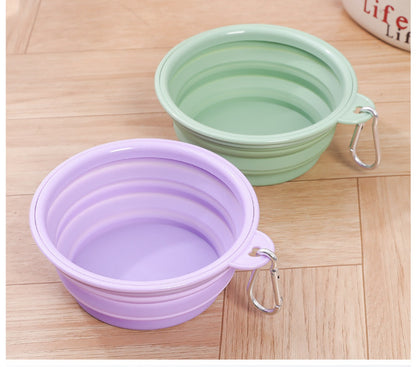 Sandsberg | Faltbarer Silikon-Trinknapf für Haustiere im Freien