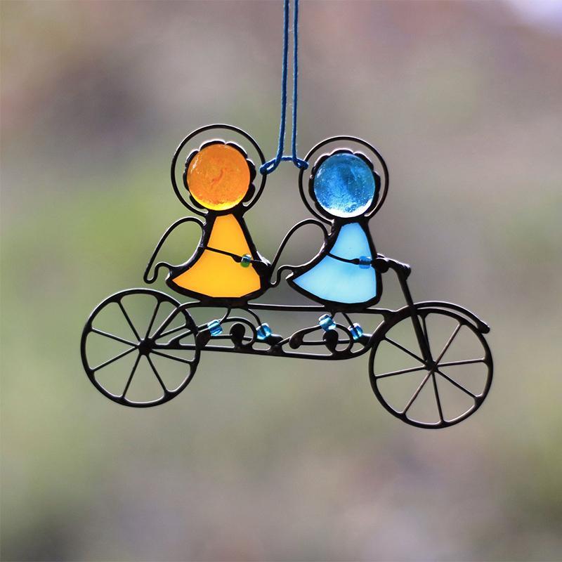 Sonnenfänger, Fensterbehang, Buntglaskunst