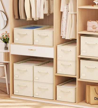 Sandsberg® Große, faltbare Stoffaufbewahrungsbox für Kleidung