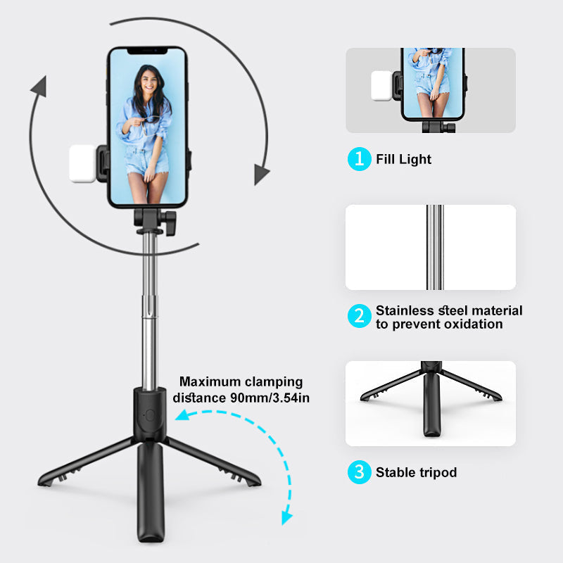 6 in 1 kabellose Bluetooth-Selfiestick