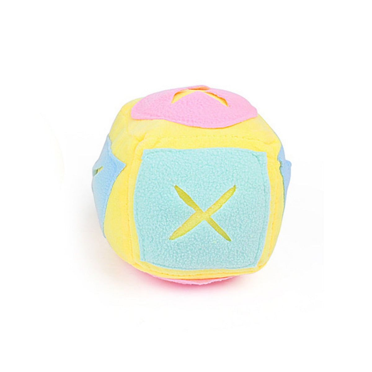 Sandsberg | Hund schnüffelt Ball Futtersuche leckt Spielzeugball