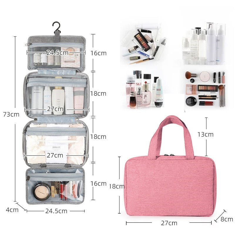 Wasserfeste Kulturtasche Reisetasche mit Haken zum Aufhängen