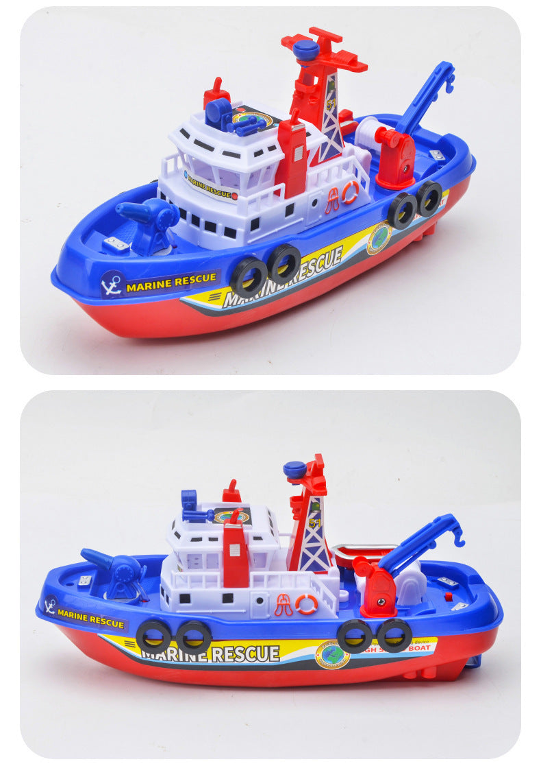 Sandsberg Marine Feuerboot für Jungen von 3 bis 6 Jahren, Simulationsmodell eines Schnellboots.