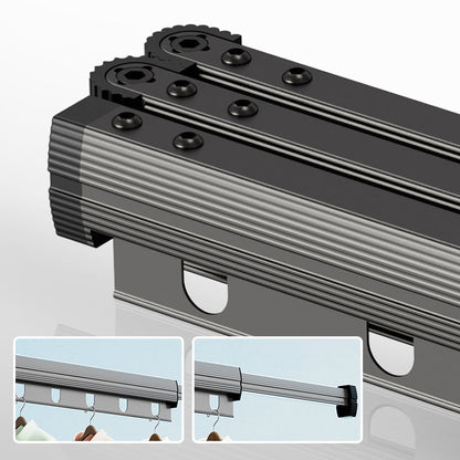 Sandsberg | Wandmontierter klappbarer Kleiderständer mit Saugnapf