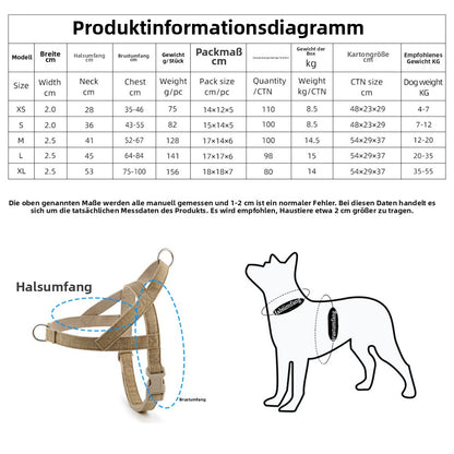 Sandsberg | Mittlere und große Hundeweste Leine
