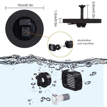 Sandsberg Solar Springbrunnen Pumpe