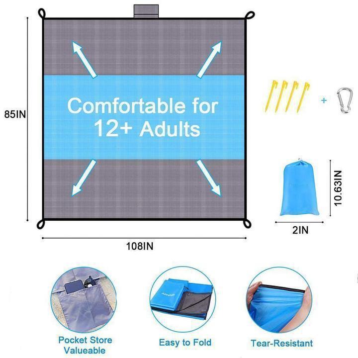 Sanddichte leichte Stranddecke