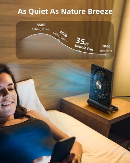 Starker Wind Ultraleiser Kleiner Tischventilator
