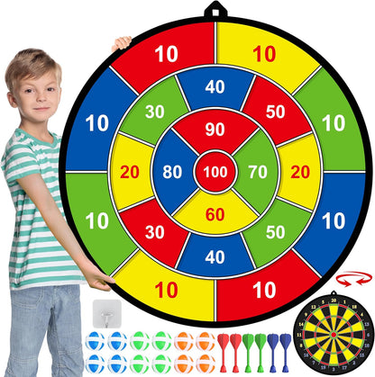 Großes doppelseitiges Dartboard für Kinder – Spielen, Lernen und Entspannen