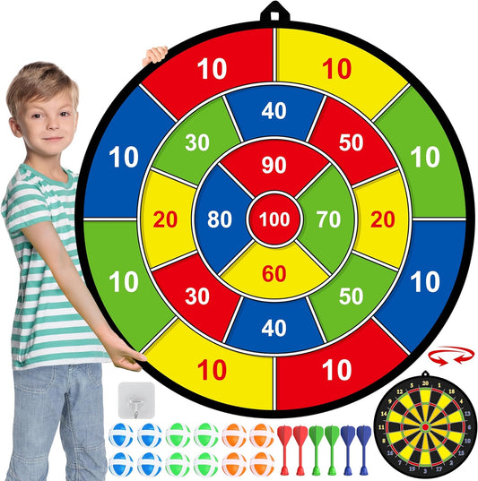 Großes doppelseitiges Dartboard für Kinder – Spielen, Lernen und Entspannen