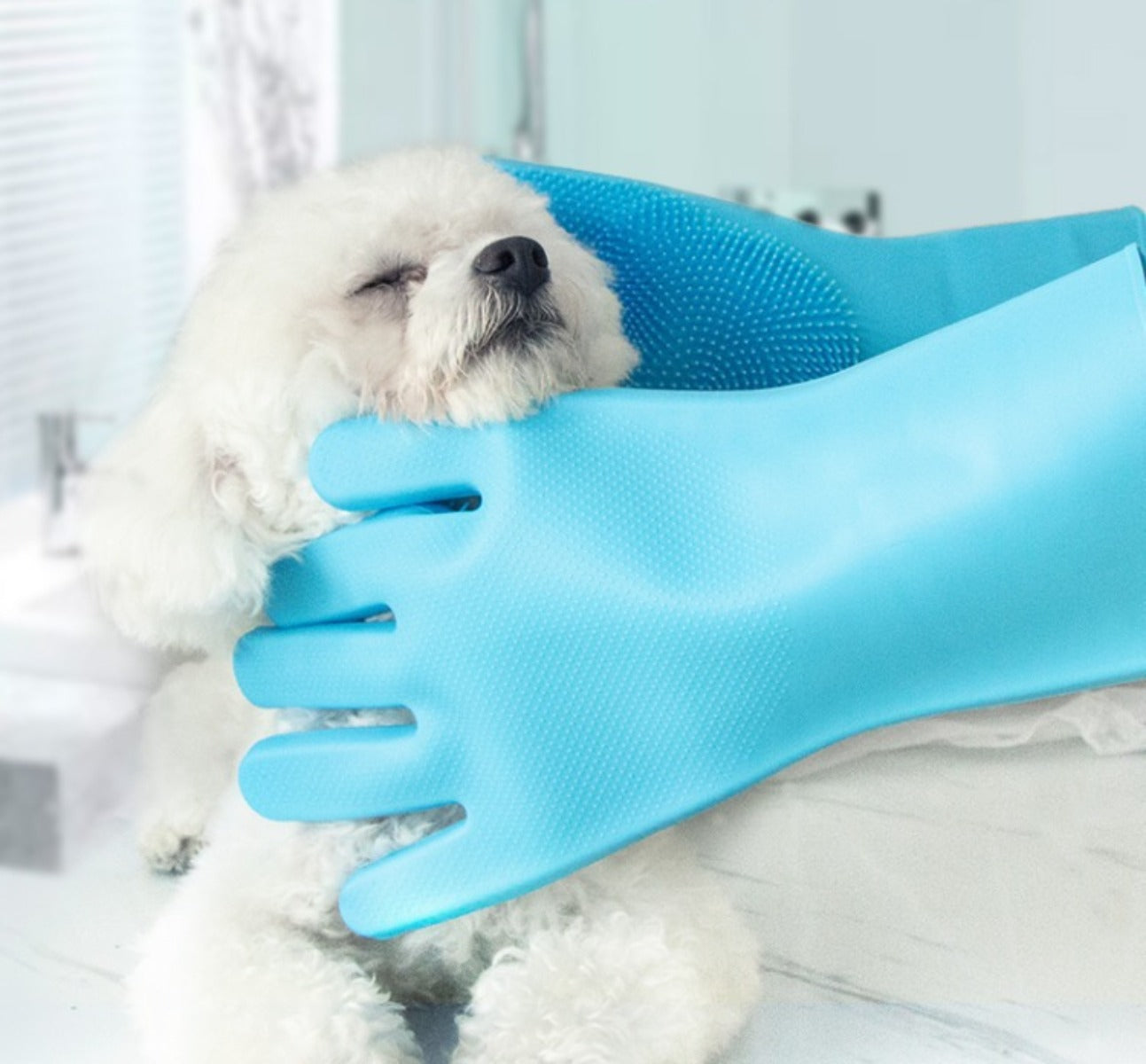 Sandsberg | Haustier Bad Massage Haarentfernung Handschuhe