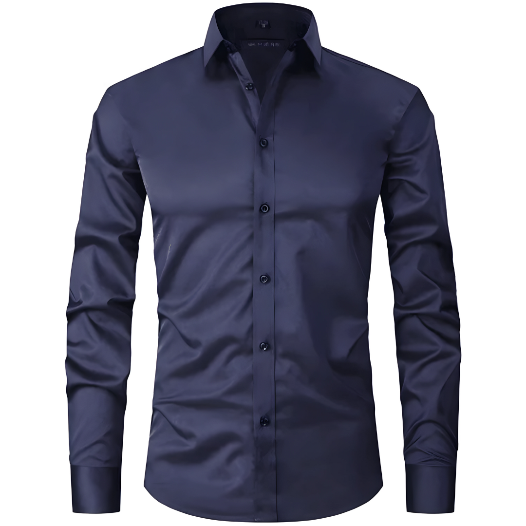 Sandsberg I Atmungsaktives, hoch elastisches Anti-Falten-Hemd