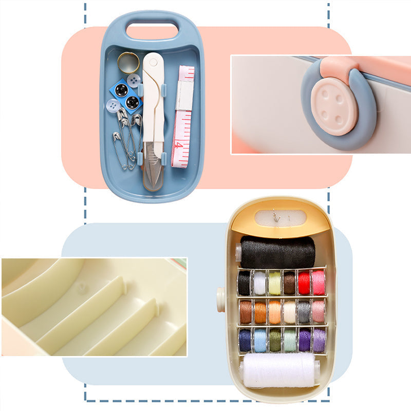 Sandsberg-in-One-Nähkästchen mit Knopf und Fingerhut