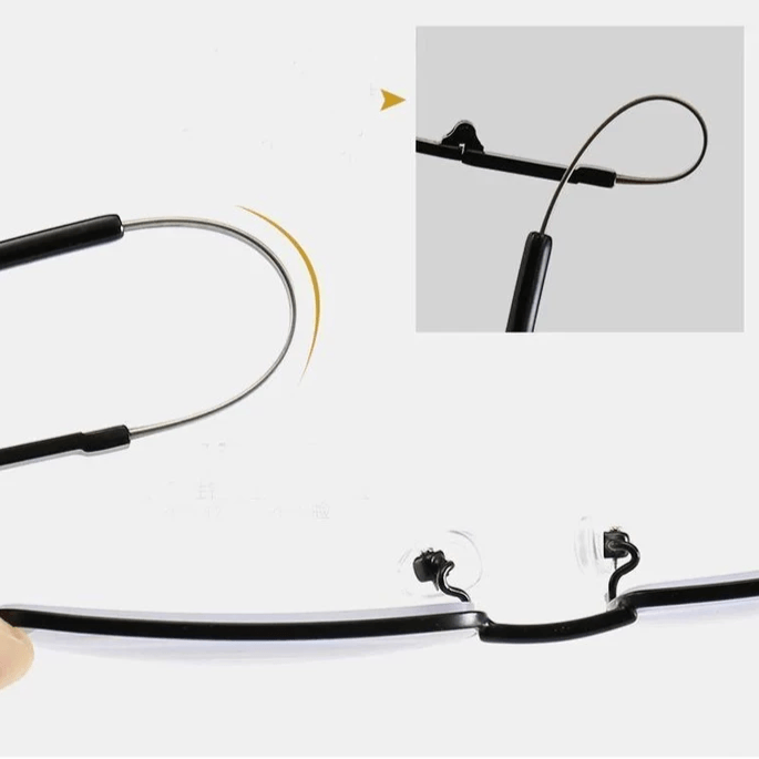 Titanium Progressive Ferne und Nahe Dual-Use Lesebrillen