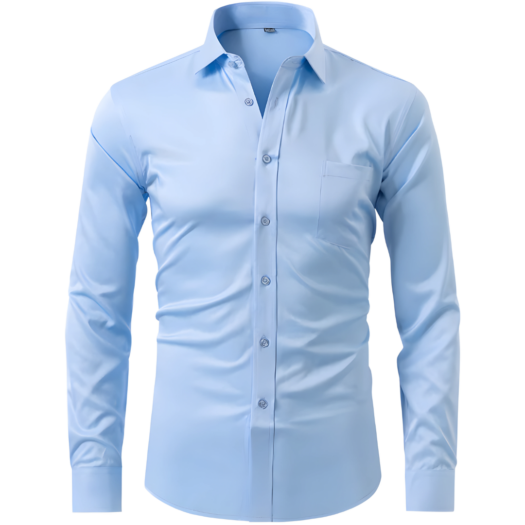 Sandsberg I Atmungsaktives, hoch elastisches Anti-Falten-Hemd