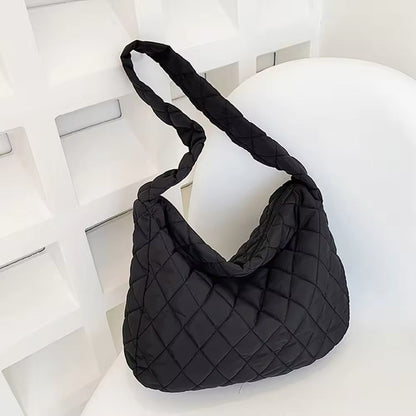 Gepolsterte Ballerina Extra Large Puffer Tote Crossbody Gepolsterte Schultertasche
