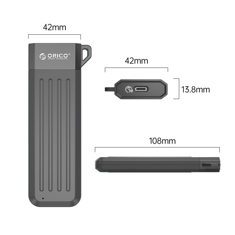 Sandsberg | ORICO MM2C3-GR USB3.1 Gen1 Type-C 6Gbps M.2 SATA SSD Gehäuse (Grün)