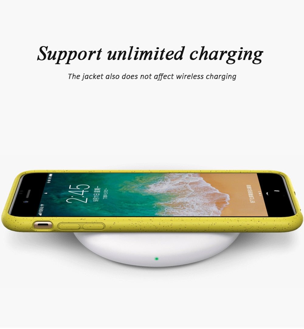 Blaue kompostierbare Hülle