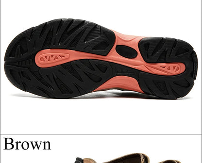 Sommer Herren Outdoor Sandalen Strand Schuhe Echtes Leder Trekking Wandern