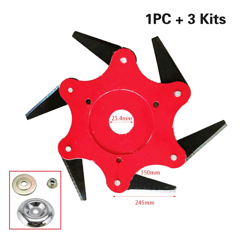 6 Zähne Grasschneider Kopf für STIHL