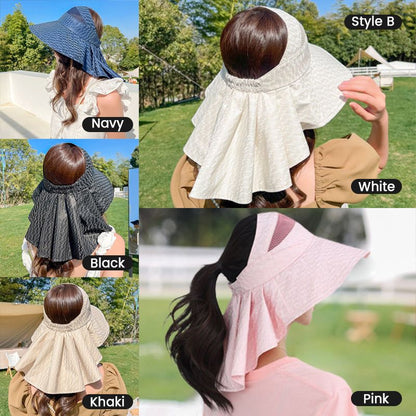 Sandsberg-Match-Sonnenhut mit breiter Krempe und Nackenschutz für Damen