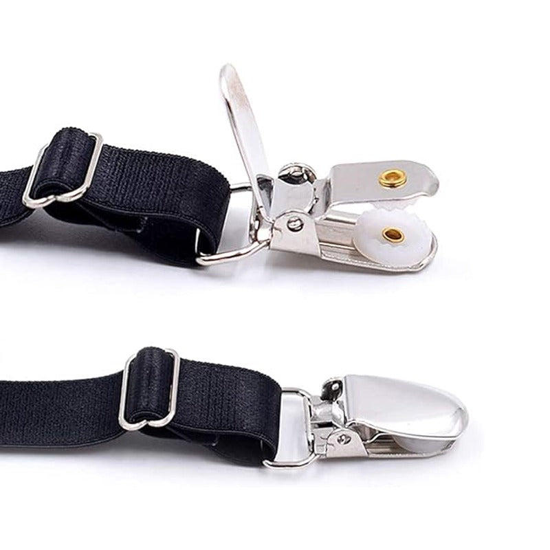 Herren Hemd-Stäbe Gummibänder Hosenträger für sicheren Hemd-Halter