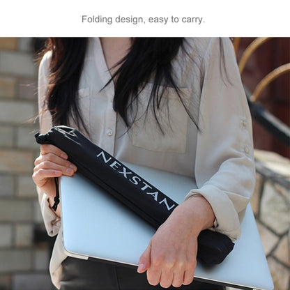 Sandsberg | NEXSTAND Tragbarer Verstellbarer Zusammenklappbarer Tischständer für Laptop / Notebook, Geeignet für: Mehr als 11.6 Zoll (Schwarz)