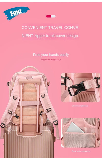 Reise-Hangepäcks-Rucksack mit Schuhfach