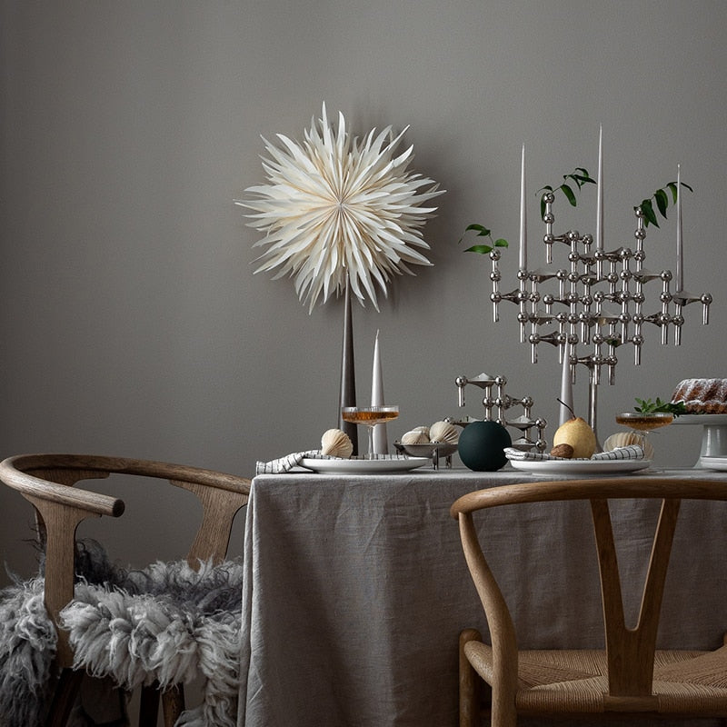 Molekulare Struktur Edelstahl Kerzenhalter