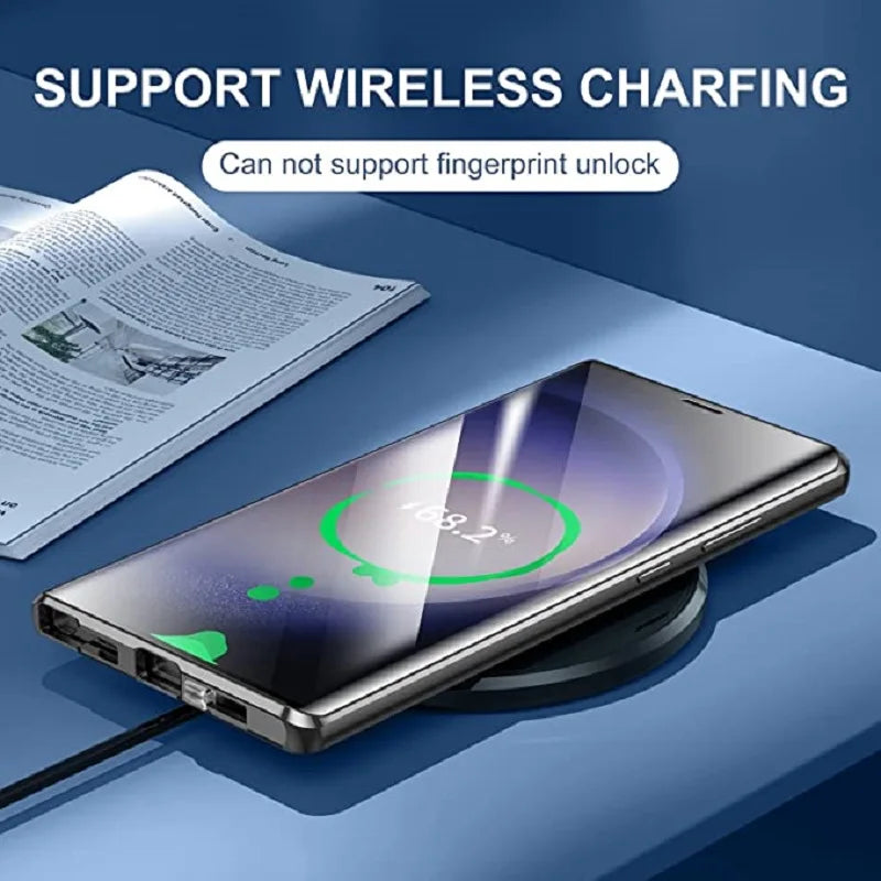 Metall Aluminiumlegierung 360 Hülle mit Sicherheitsverschluss für Samsung Galaxy S24-S23 Serie