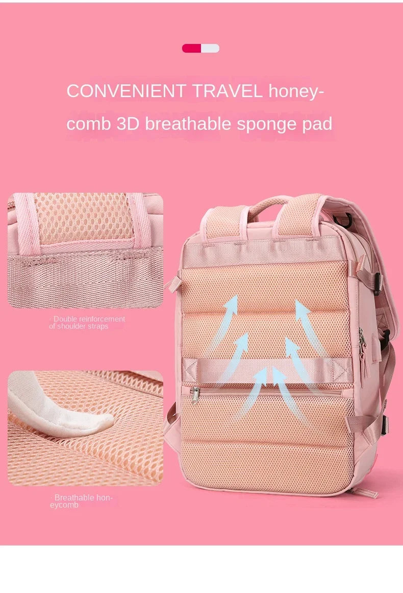 Reise-Hangepäcks-Rucksack mit Schuhfach
