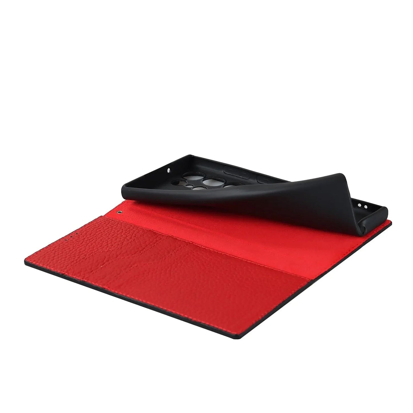 Sandsberg Echtleder-Brieftaschenhülle für Samsung Galaxy S23 Ultra