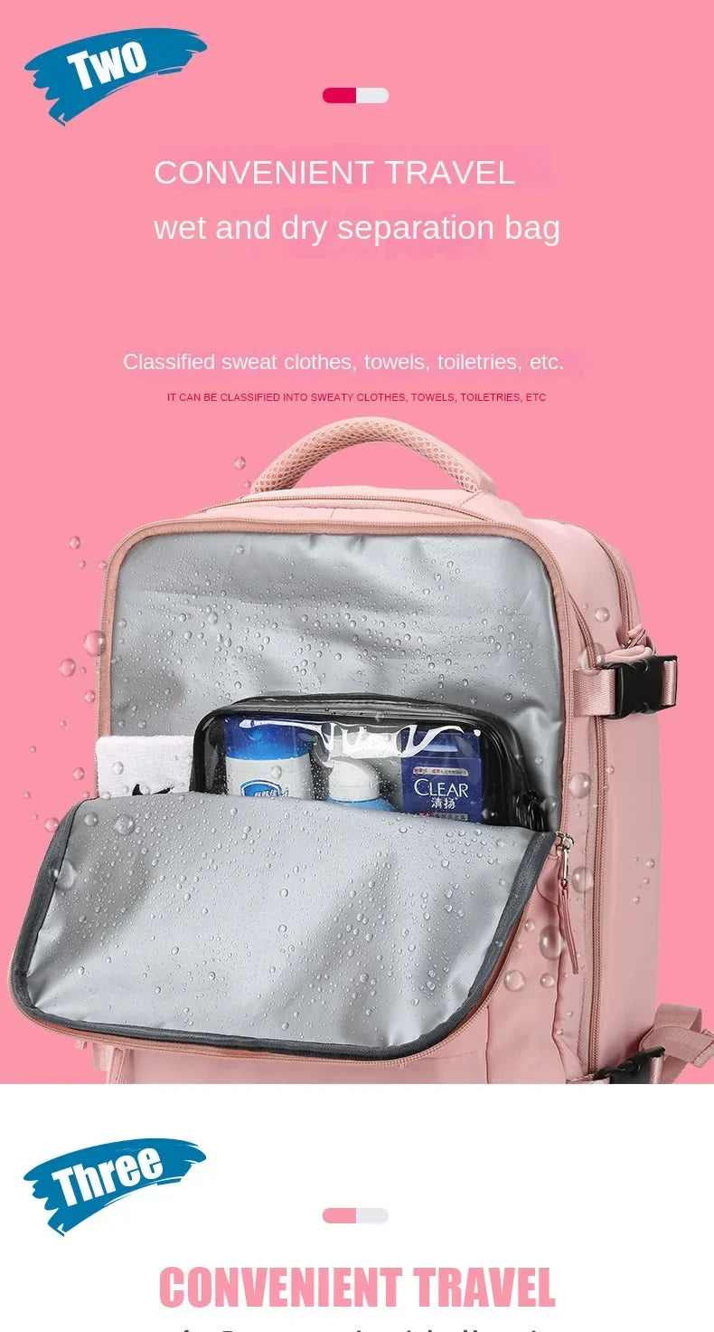 Reise-Hangepäcks-Rucksack mit Schuhfach