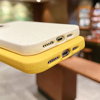 Blaue kompostierbare Hülle