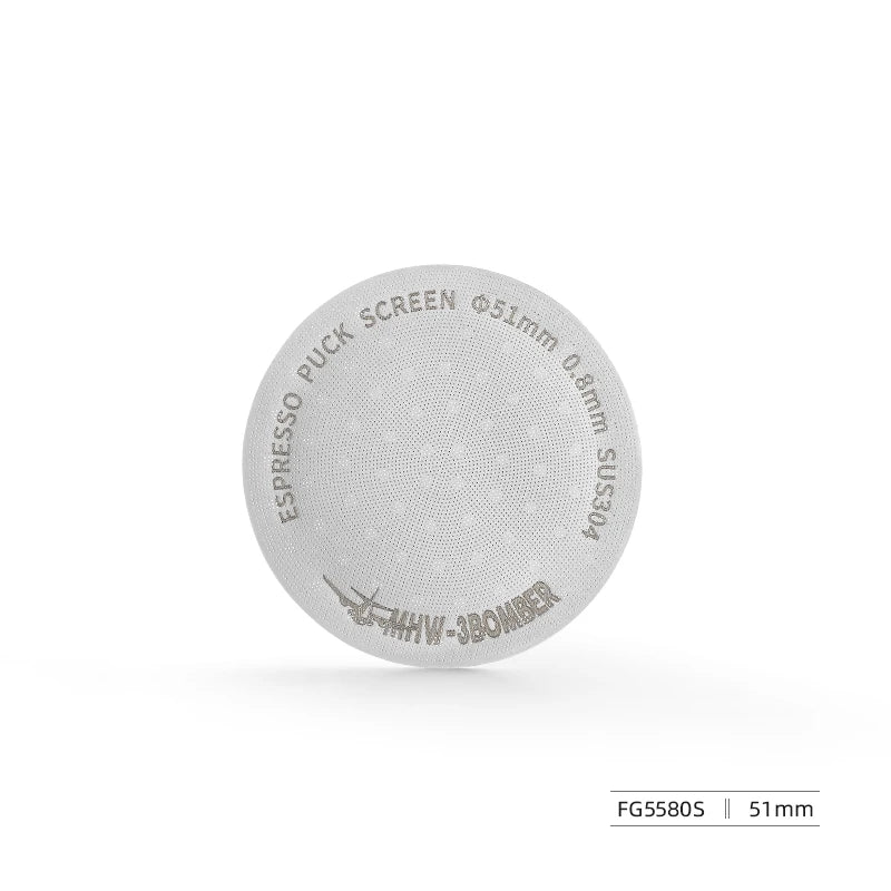 MHW-3BOMBER 51/53/58.5mm Espresso Puck Screen Doppel-Layer Metall Kaffee Wiederverwendbarer Filter