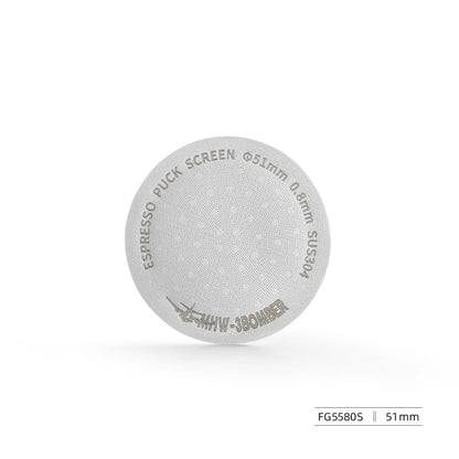 MHW-3BOMBER 51/53/58.5mm Espresso Puck Screen Doppel-Layer Metall Kaffee Wiederverwendbarer Filter