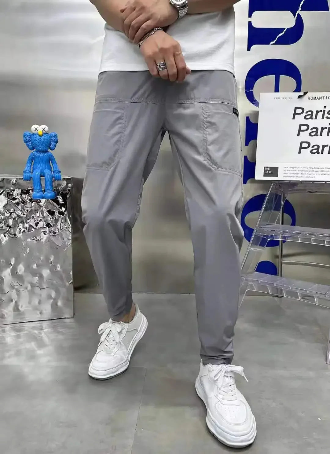 Hochelastische Herrenhose – vielseitiger Komfort trifft auf urbanen Stil!