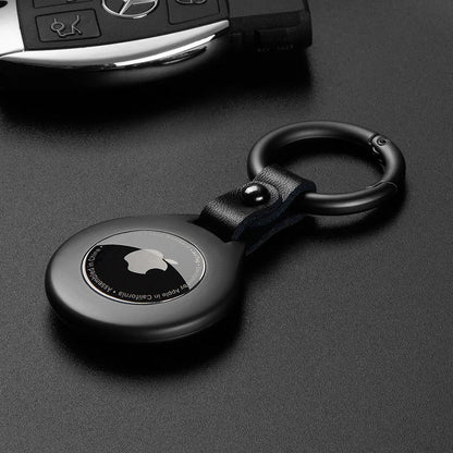 Hochwertige Leder Metall Anhänger Schutzhülle Für Apple Airtags