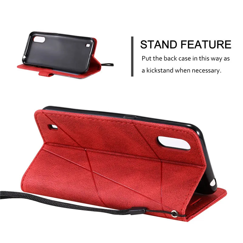 Flip Magnetisches Ledercover für Samsung Galaxy A Series