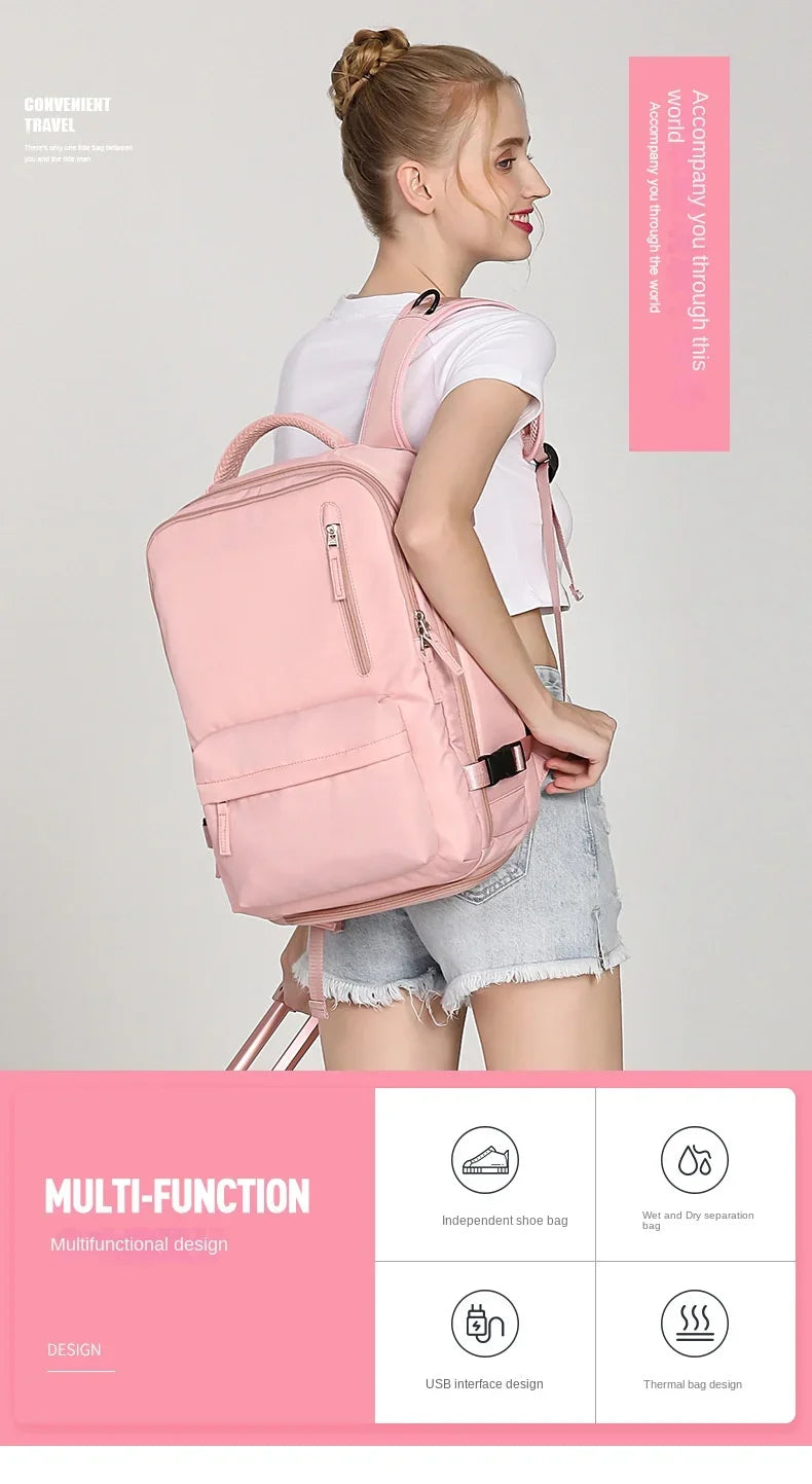 Reise-Hangepäcks-Rucksack mit Schuhfach