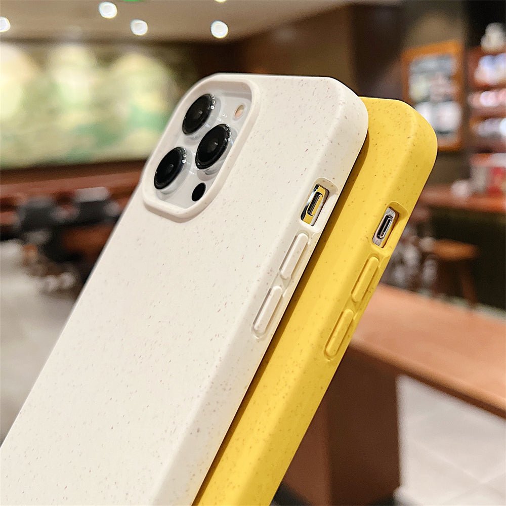 Blaue kompostierbare Hülle