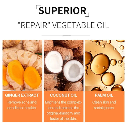 Sandsberg | Kurkuma Seife Gesichtsreinigung Anti Akne Entfernen Pickel Dunkle Flecken