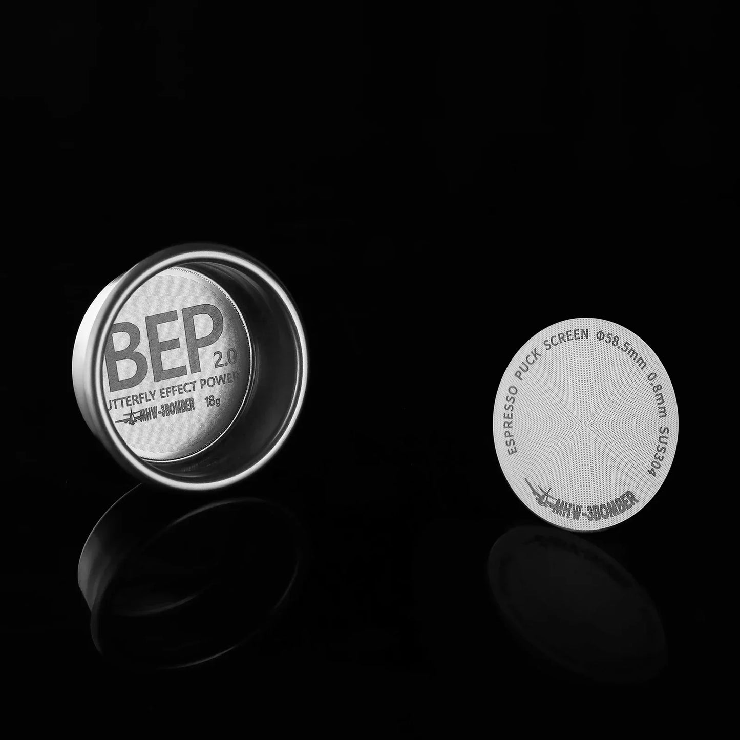 MHW-3BOMBER 51/53/58.5mm Espresso Puck Screen Doppel-Layer Metall Kaffee Wiederverwendbarer Filter