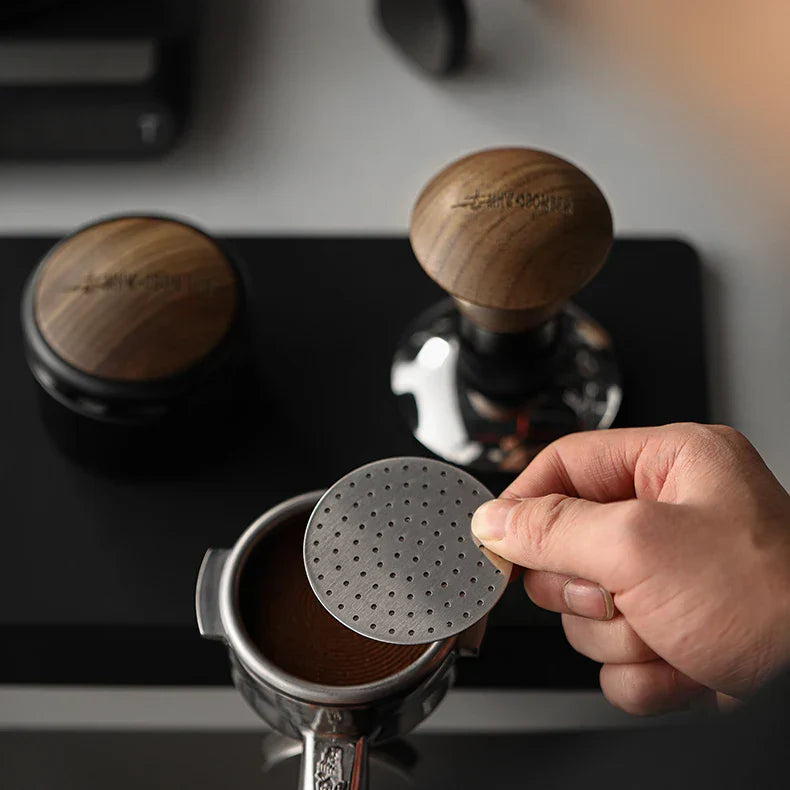 MHW-3BOMBER 51/53/58.5mm Espresso Puck Screen Doppel-Layer Metall Kaffee Wiederverwendbarer Filter