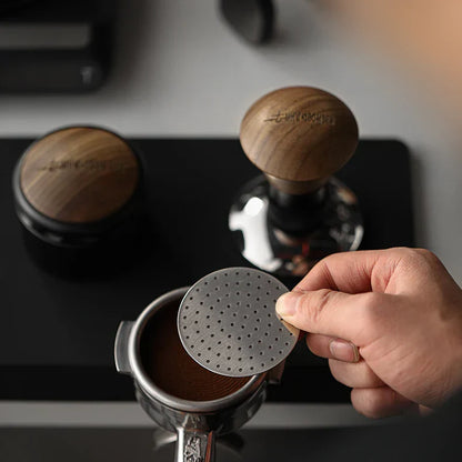MHW-3BOMBER 51/53/58.5mm Espresso Puck Screen Doppel-Layer Metall Kaffee Wiederverwendbarer Filter